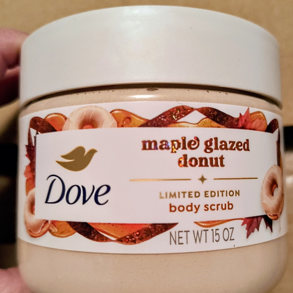 Dove Maple Glazed Donut 4 Pack Bar Soap & Body Scrub Limited Edition - Picture 2 of 6